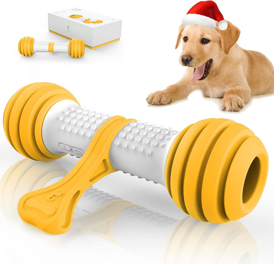 Interactive Dog Toys, Motion Activated Automatic Dog Bone for Medium Large Dogs, USB Rechargeable Electronic Dog Enrichment Toys, Best Gift for Birthday, Thanksgiving, Christmas, New Year