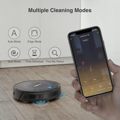 Robot Vacuum Cleaner Auto Robotic Vacuum X10 MAX with 2600Pa Powerful Suctions, 150Min Runtime, Ultra Thin, Quiet, Wi-Fi, Self-Charging Robotic Vacuum for Pet Hairs, Hard Floors, Carpets