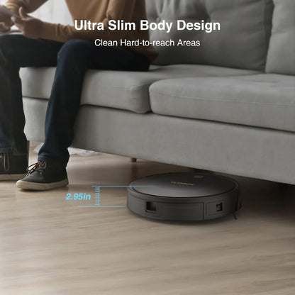 Robot Vacuum Cleaner Auto Robotic Vacuum X10 MAX with 2600Pa Powerful Suctions, 150Min Runtime, Ultra Thin, Quiet, Wi-Fi, Self-Charging Robotic Vacuum for Pet Hairs, Hard Floors, Carpets